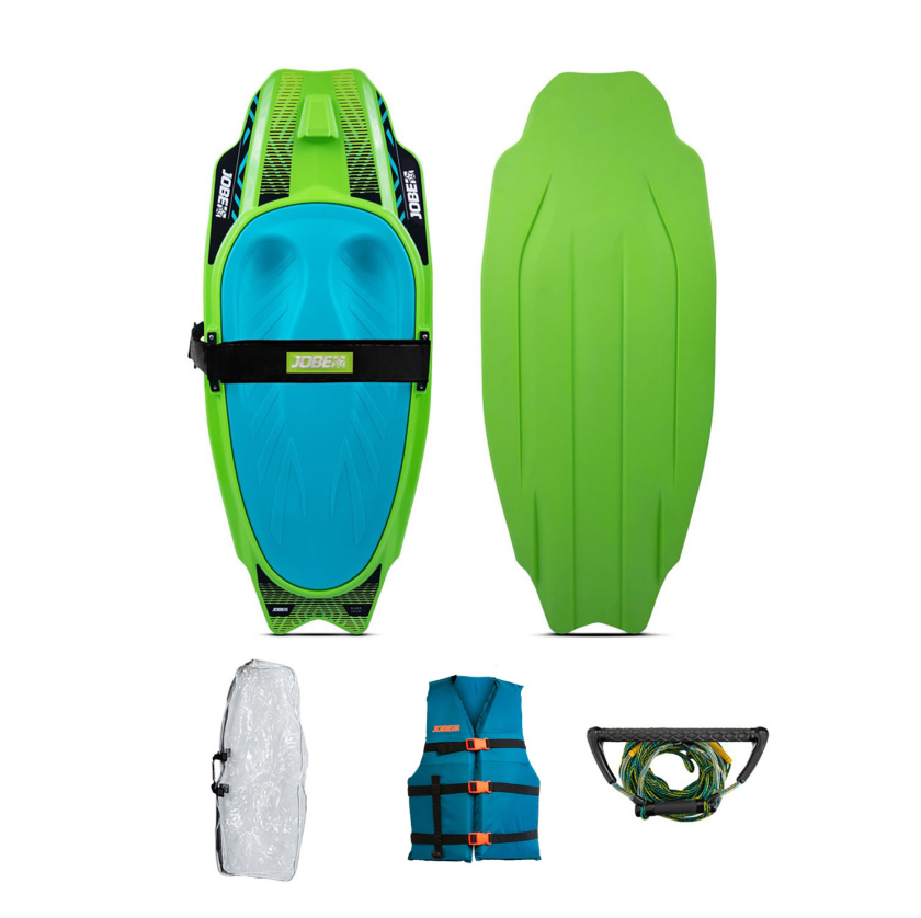Jobe Slash Kneeboard Package Lime Green - 124 cm